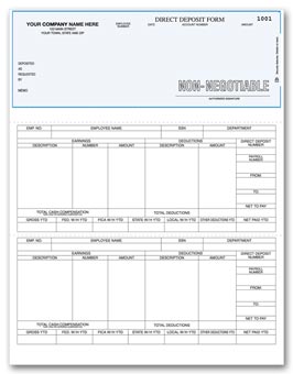 DLT601, Laser Advice Of Deposit